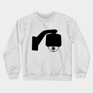 CCTV camera silhouette Crewneck Sweatshirt